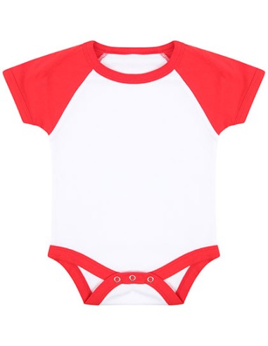 LAR-LW502-Essential Short Sleeved Baseball Bodysuit